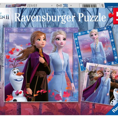 Ravensburger睿思3x49片装儿童拼图-冰雪奇缘2