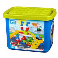 Mega Bloks 美高大积木赛车车库情景套装