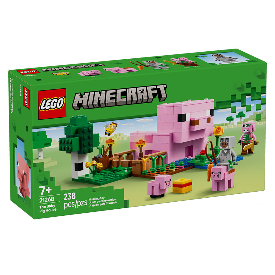 LEGO乐高我的世界系列21268 猪宝宝房屋| 玩具反斗城中国官方网站| Toys