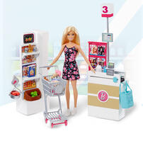 Barbie Supermarket With Doll