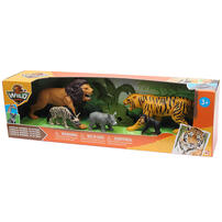 Wild Quest Lion Jungle Animal Playset