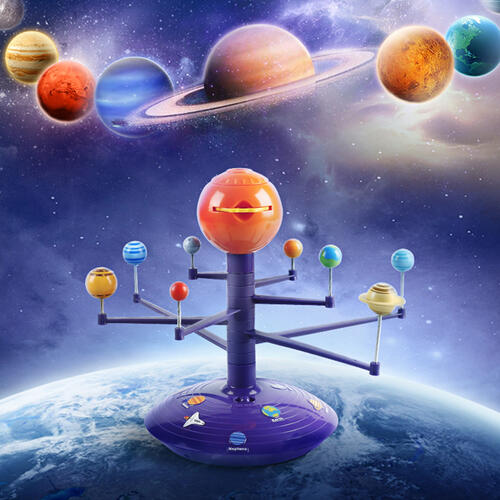 Solar System Model Kit for Kids With Planetarium Projector 