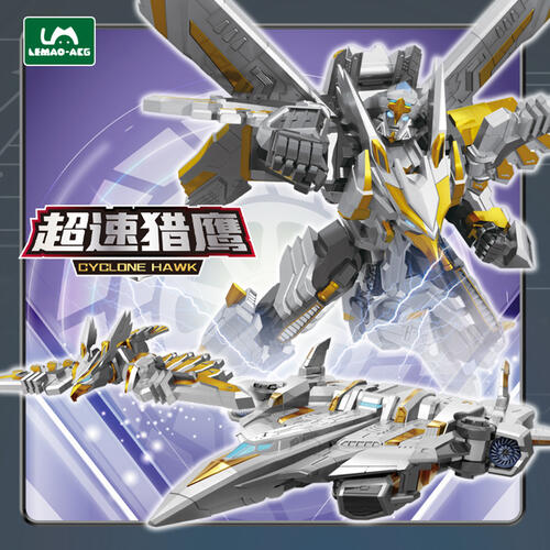 Tobot Speed Falcon - Diamond Edition (Two Body) Cyclone Hawk