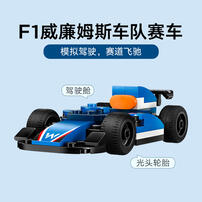 LEGO乐高 城市系列 60464 F1 威廉姆斯车队与哈斯车队赛车 