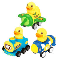 B.Duck小黄鸭 按压惯性火车\飞机\火箭 - 随机发货
