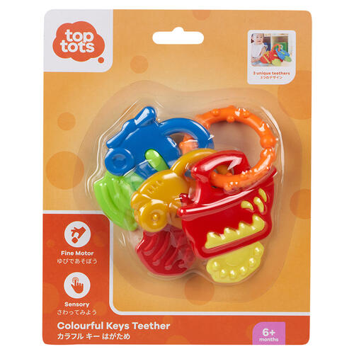 Top Tots Colourful Keys Teether