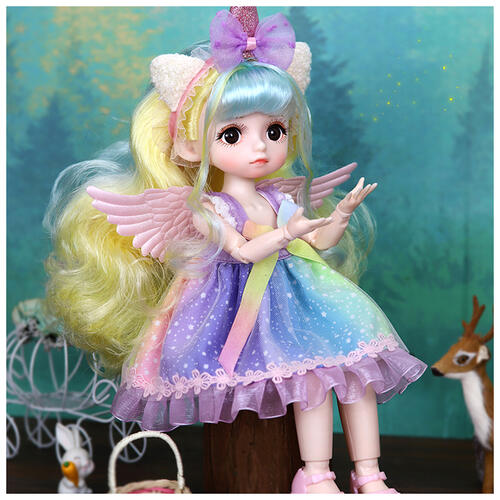 德必胜冰儿系列30CM紫色玛丽