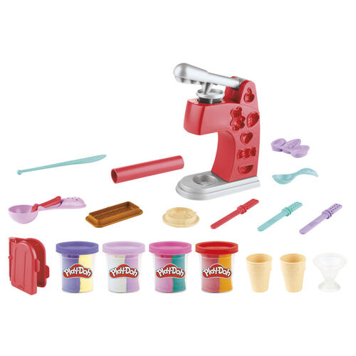 PLAY Color Dough Sets for Kids Ages 4-8,Play Kitchen Ice Cream Maker  Machine USA