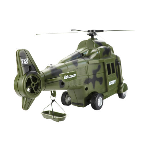 Ling Li Bao 1:16 Friction Military Army Helicopter