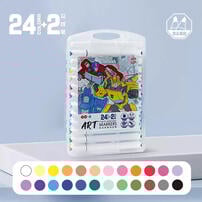 Transformers Double-Headed Acrylic Marker (24 Packs + 2 Hooks)