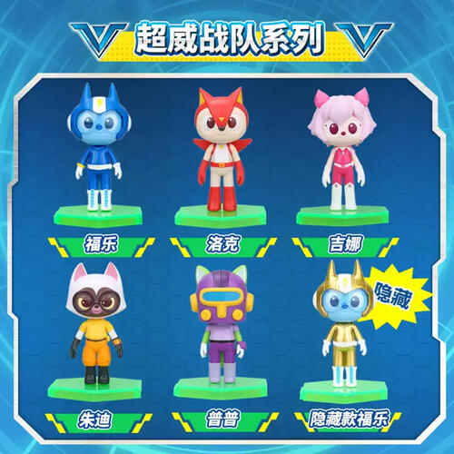 迷你特工队-超威战队公仔盲盒 - 随机发货 非卖品
