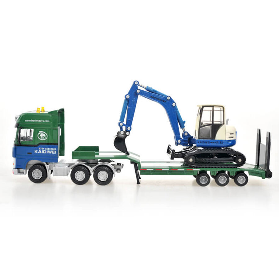Kai Di Wei The Wandering Earth 1 50 Flat Trailer With Excavator Toys R Us China Official Website