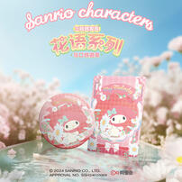 三丽鸥家族花语系列马口铁徽章 - 随机发货