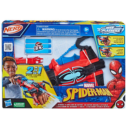 Marvel Spider Man Strike N Splash Blaster