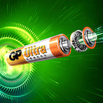 Gp Ultra Aa Alkaline Batteries 6 Pieces