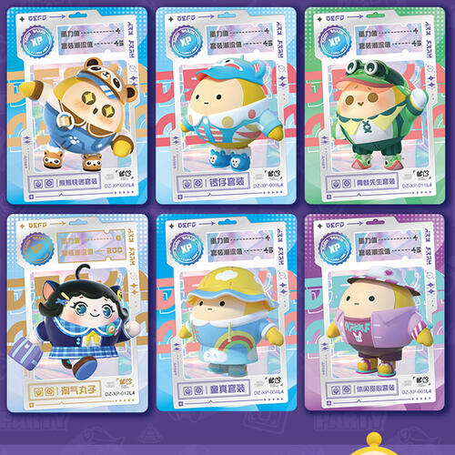 Eggy Party 蛋仔派对-蛋搭子拼装橡皮 -随机发货