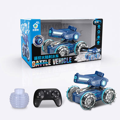 皮恩希 2.4G 6通遥控特技车带灯光(射水)