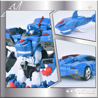 Tobot The Crazy Shark - Diamond Edition (Two Body) Captain Zack