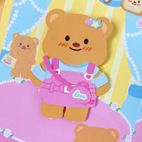 Inamazy Toast Bear Dress Up Book