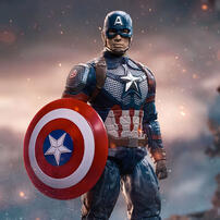 Marvel Avengers漫威复仇者联盟  7 英寸美国队长
