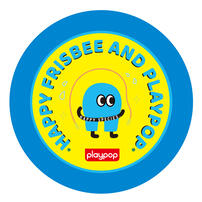Playpop Mini Pocket Frisbee (Blue Yellow)