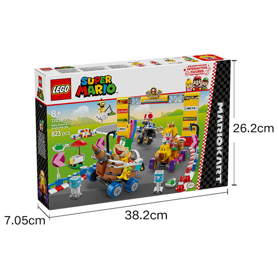 LEGO Mario Kart Baby Peach & Grand Prix Se 72036 | Toys”R”Us – China