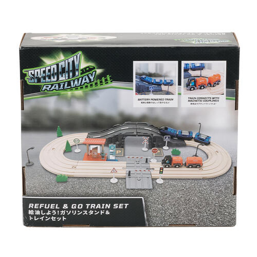 Speed City Railway Refuel & Go Train Set