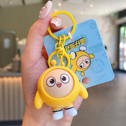 Eggy Party Face Change Series Key Chain - Egg Yellow - Assorted