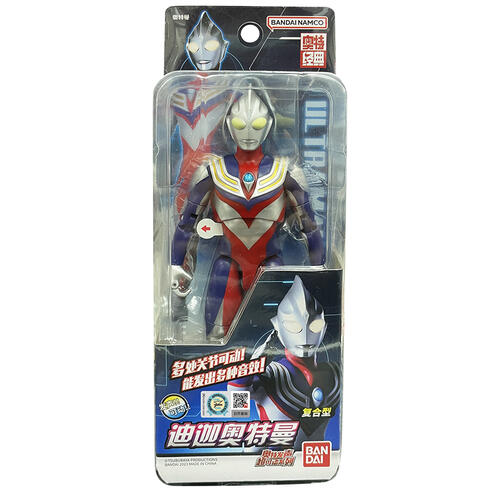 Ultraman奥特曼 奥特发声超可动系列-迪迦奥特曼 复合型
