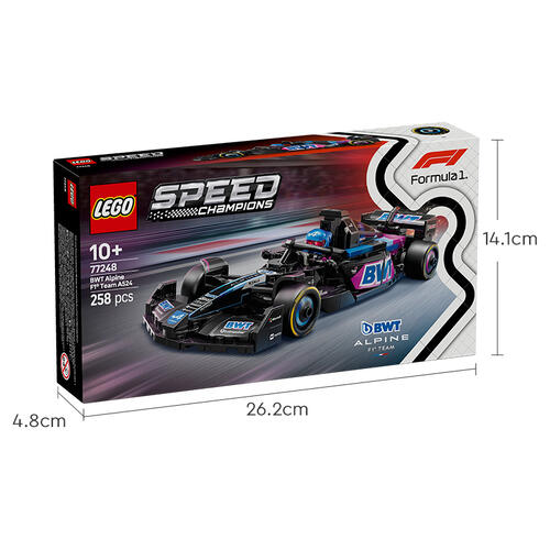 LEGO乐高 超级赛车系列 77248 BWT Alpine F1 车队 A524 赛车