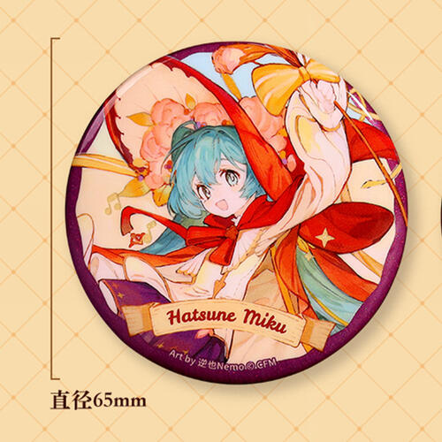 BEMOE 初音未来 未来乐礼系列 马口铁徽章规格 乐之魔女款