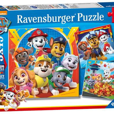 Ravensburger睿思3x49片装儿童拼图-汪汪队立大功