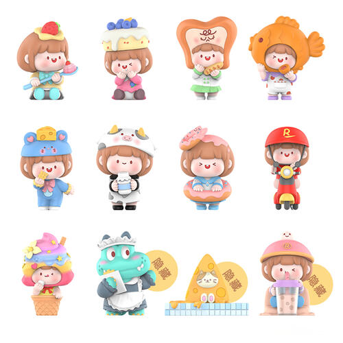 Tokidoki Roro Jump Meat Sauce Dessert Town Series Blind Box - Assorted