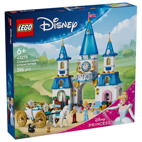 LEGO Disney Priness Cinderella'S Castle & Horse Carriage 43275