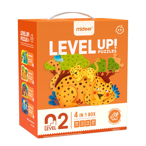 Mideer Puzzle-Level 2-Dino/Baby -Assorted