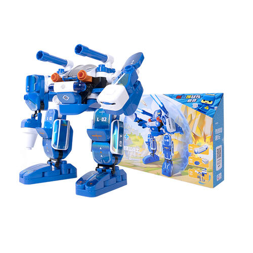 Bloks布鲁可积木 鲁鲁冰蓝战士