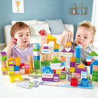 Hape Grow & Learn Mega Block Set