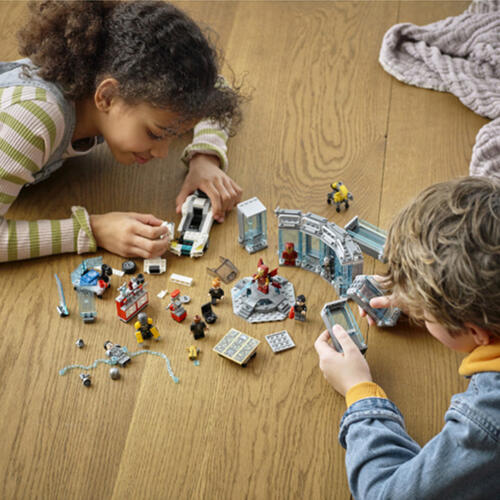 LEGO乐高 漫威系列 76216 钢铁侠战甲库