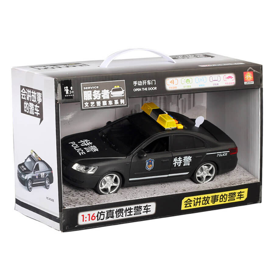 Ling Li Bao 1:16 Inertial Robocar Police Car (With Light