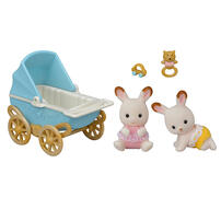 Sylvanian Families 森贝儿家族 巧克力兔双胞胎家具套