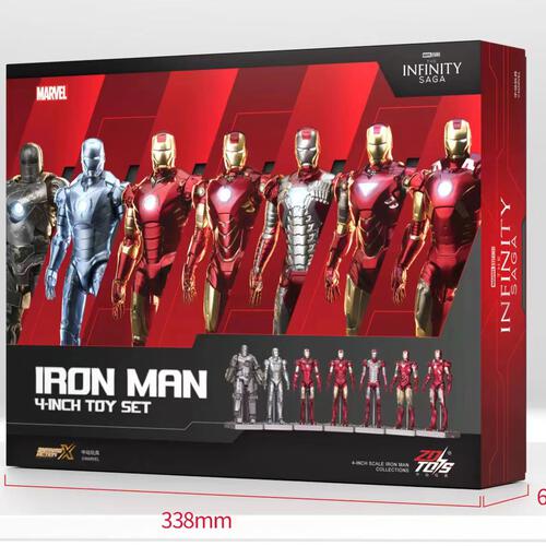 Disney Marvel 4 inch Iron Man 7 suits