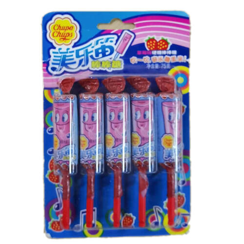 Chupa Chups珍宝珠美乐笛棒棒糖5支卡装