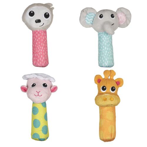 Top Tots Soft Animal Rattle - Assorted