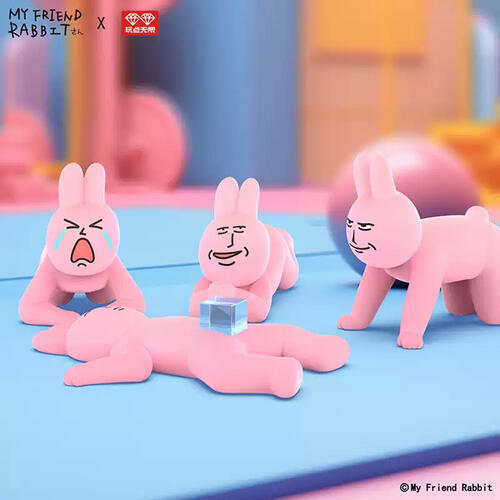 wandianwuxian Pin Bunny Emoji Bar Bullet - Assorted