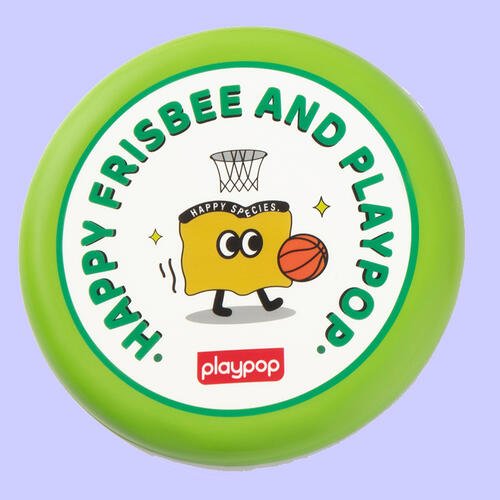 Playpop Mini Pocket Frisbee (Green White)