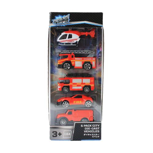 Speed City城市快线 城市模型车5辆装