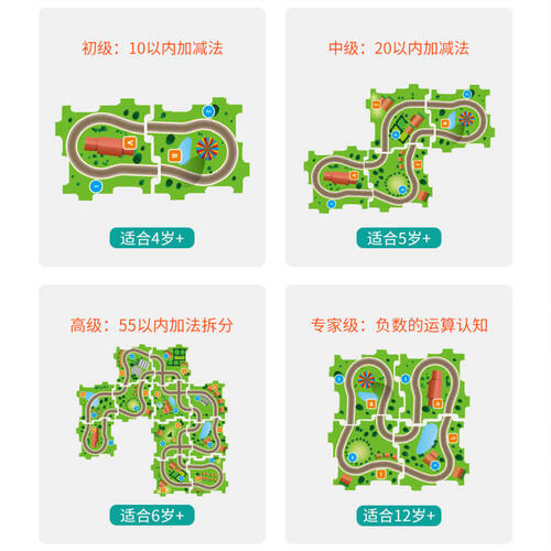 Happy Puzzle 轨道拼图车