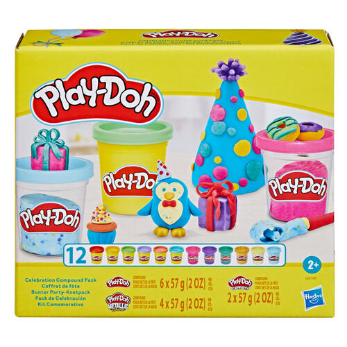 Play-Doh 培乐多缤纷派对彩泥12罐装