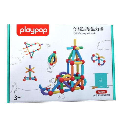 Playpop Colorful Magnetic Sticks