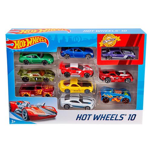 Hot Wheels风火轮 火辣小跑车十辆装 - 款式不断更新中 随机发货